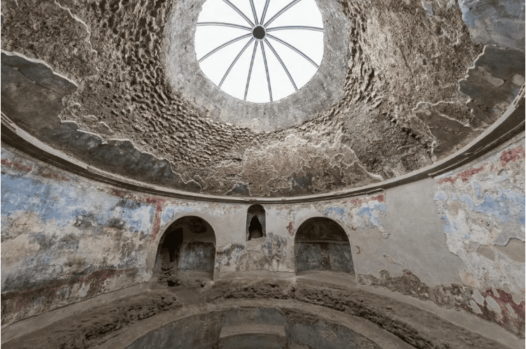 The ancient Roman world was big into wellness, including ritualistic bathing in a series of hot and cold baths. (Courtesy Medical News Today)