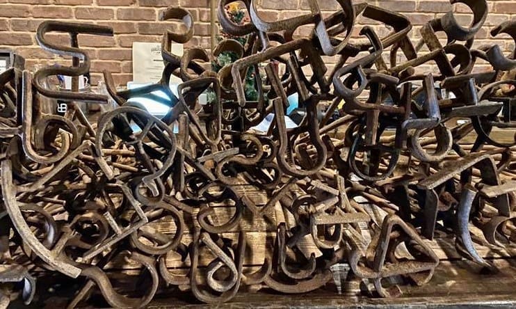 Just some of the world's largest collection of cattle brands.