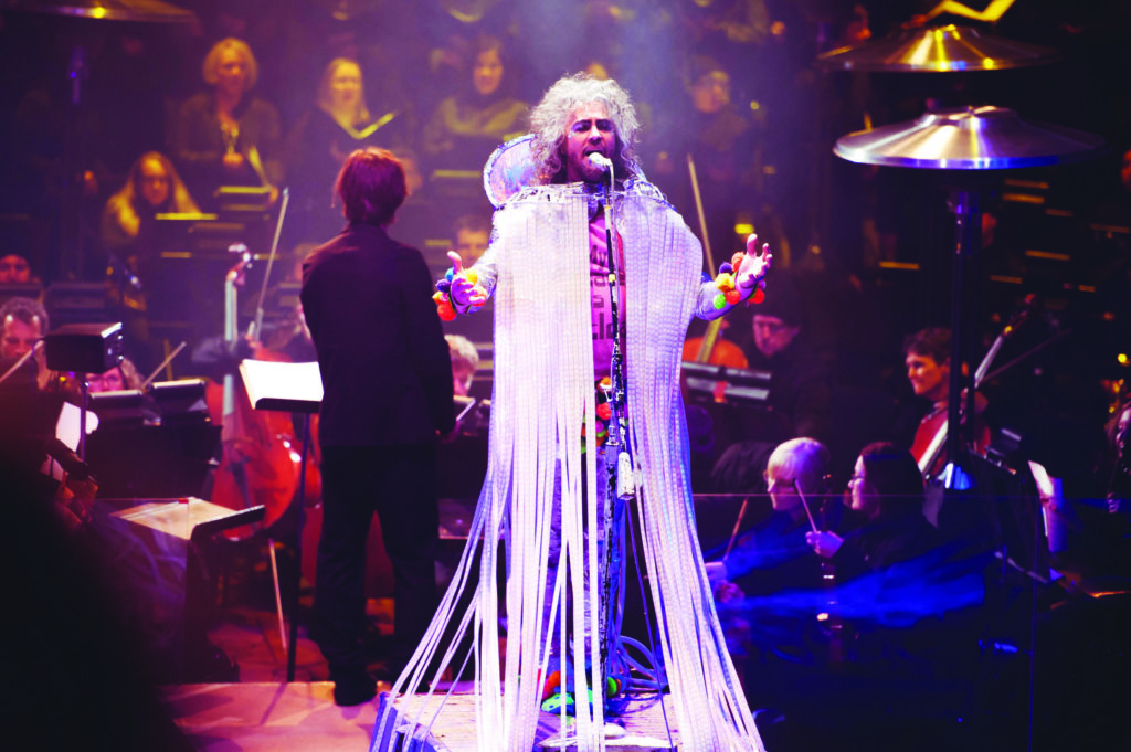 The Flaming Lips will perform in collaboration with the Dallas Symphony Orchestra on April 19. 