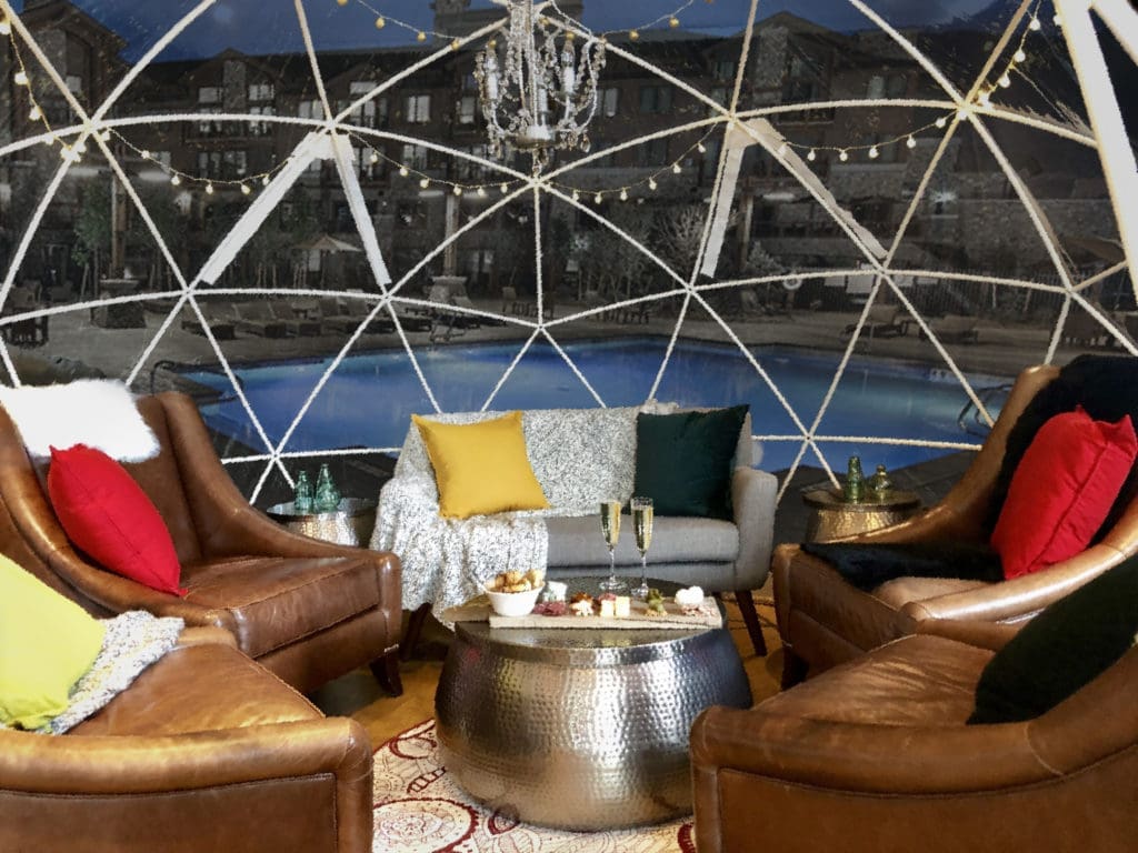  Waldorf Astoria's igloo is a drinking retreat.
