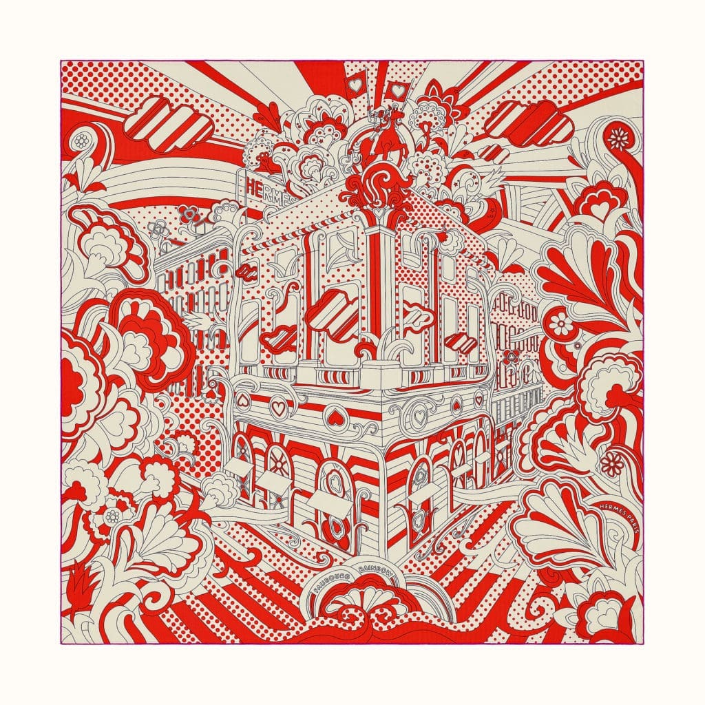 Forget a note card, I want an Hermés printed item this Valentine's Day. 