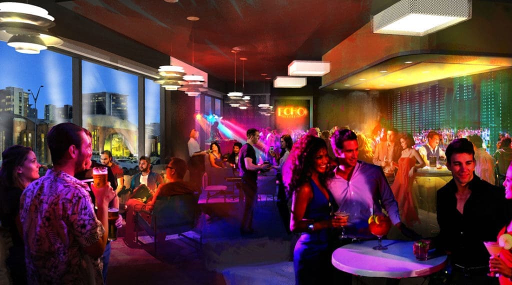 The HiFi will have a lounge area, VIP areas, and outdoor patio.