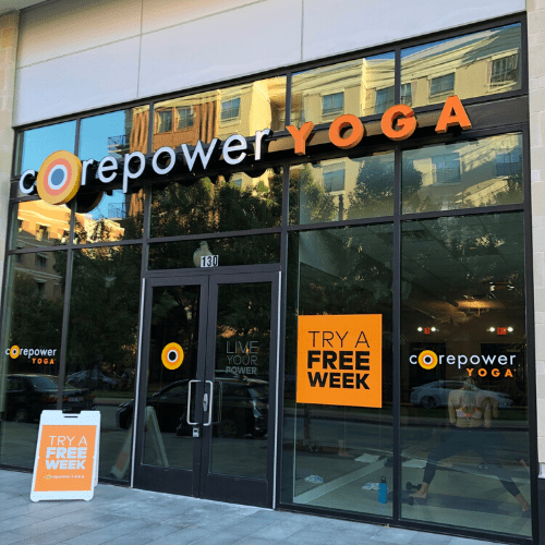 The newest CorePower location just opened at West Village. Courtesy of CorePower Yoga