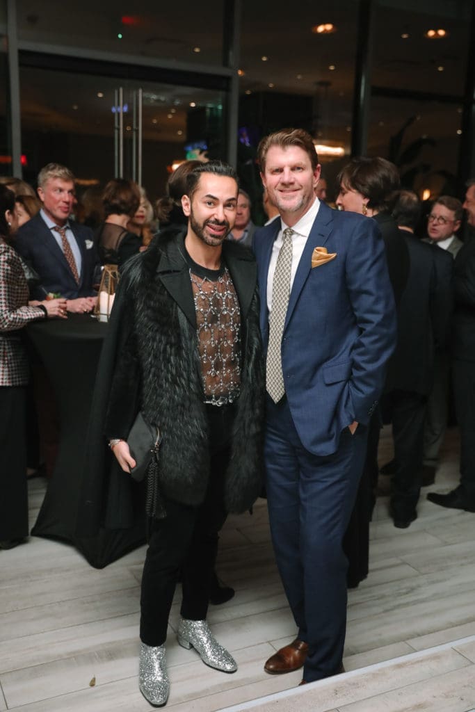 Tootsies' Fady Armanious, Boulevard Realty honcho Bill Baldwin (Photo by Johnny Than)