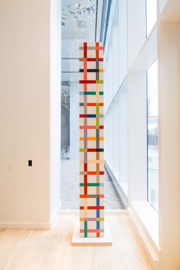 "Warp & Weft" by Pard Morrison. (Photo by Robert Tsai )