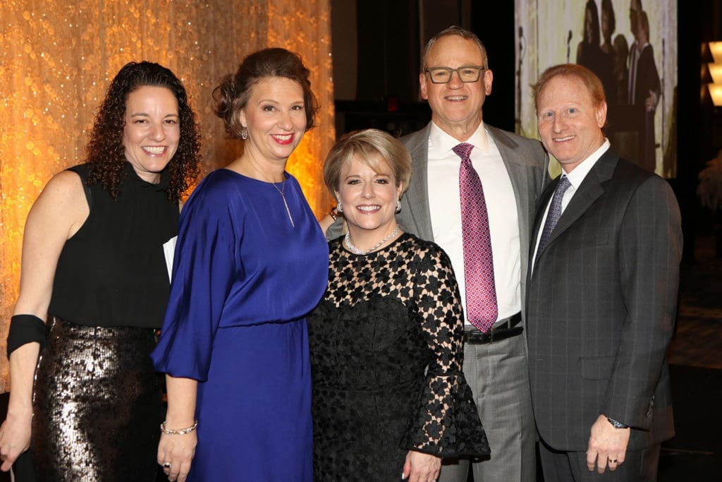 Kari Saratovsky, Susan Reichenthal, Andrea Stein, Max Reichenthal, David Stein (Photo by Joe Vela)