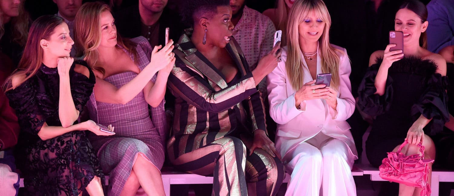 Leslie Jones and other celebrities on front row at Christian Siriano fall ’20 runway show