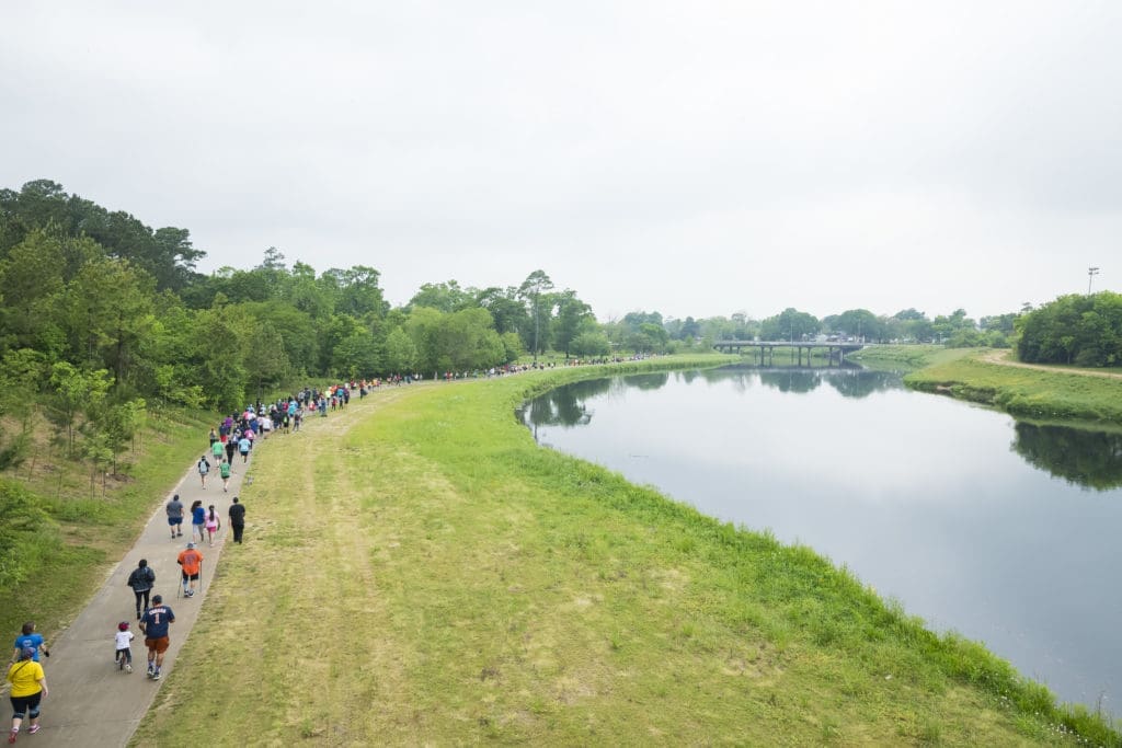 Bayou Greenways Day brought out a big crowd.