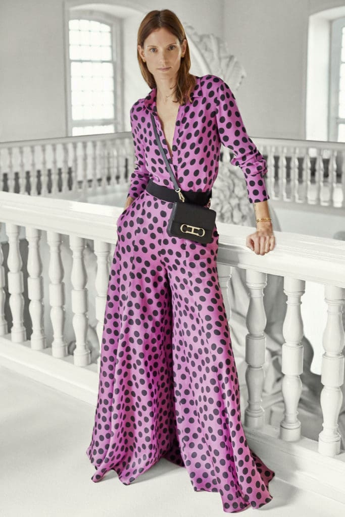 Polka dots light up the night.