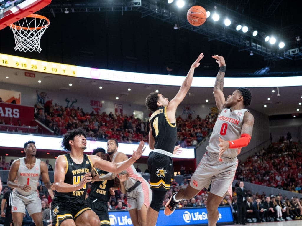 Houston guard Mickey Sasser is a gifted shooter. (Photo by F. Carter Smith)