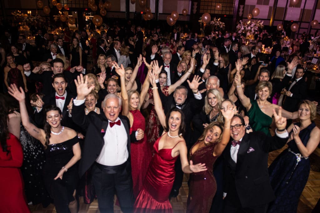 Dance fever overtakes the Hilton Americas-Houston ballroom as the Heart Ball brings in $2.3 million.