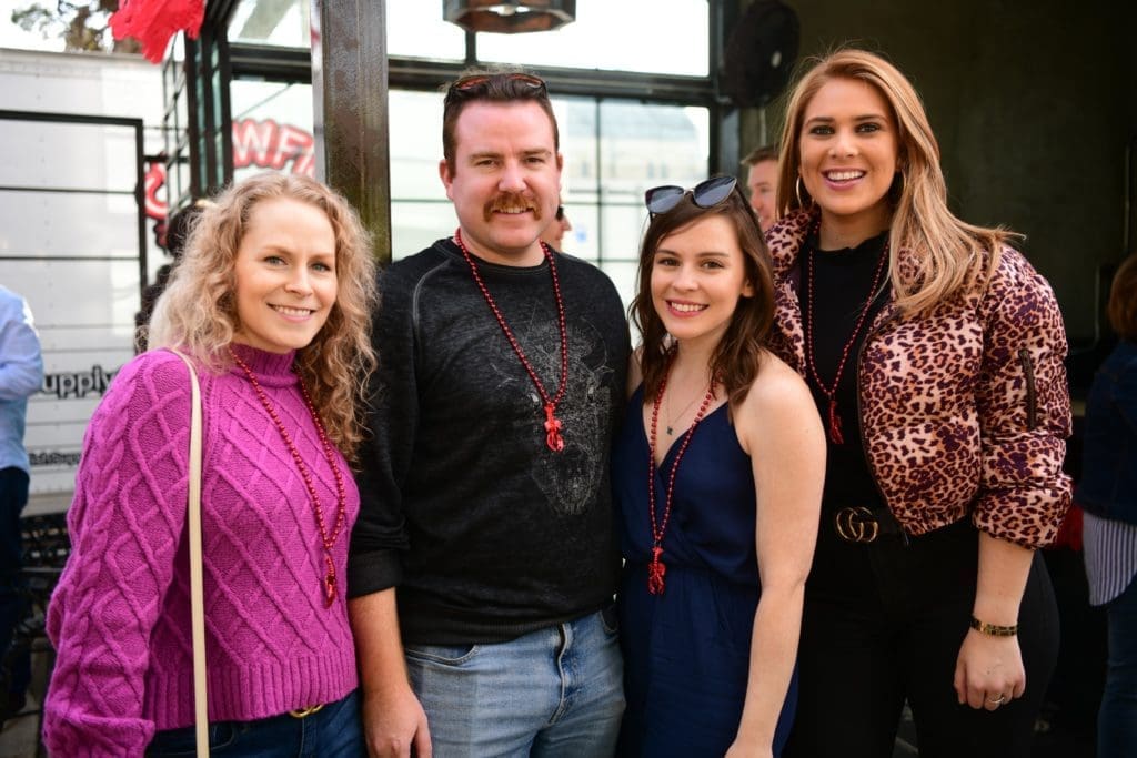 Emily Smith, Andrew Wilson, Melissa McDaniel, Alexa Bode (Photo by Daniel Ortiz)