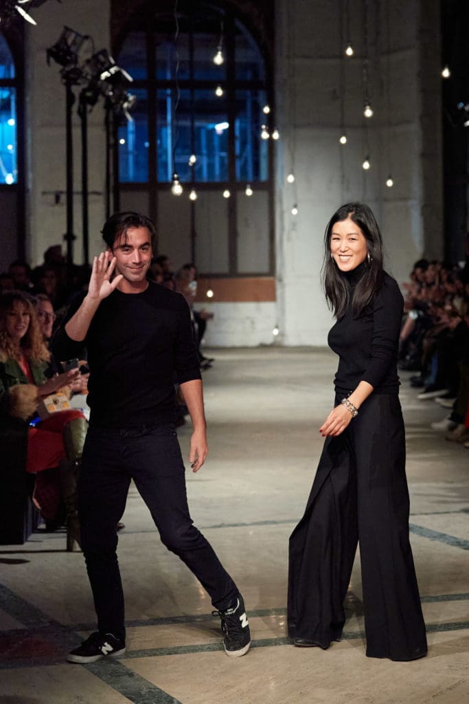 Monse designers Fernando Garcia and Laura Kim. (Photo by Imaxtree)