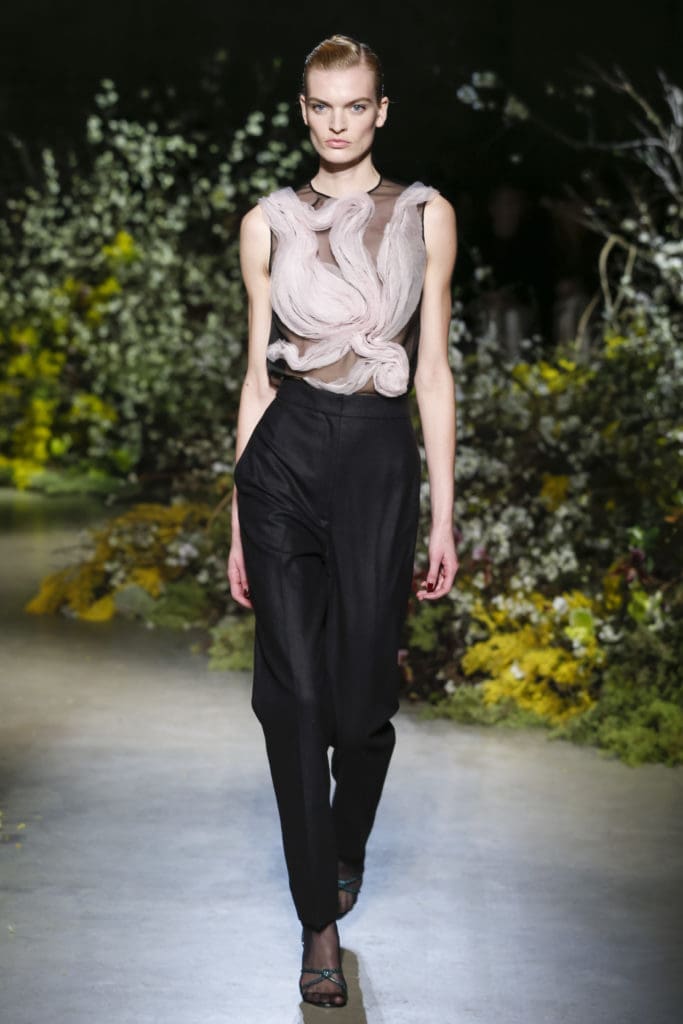Jason Wu dress with organza floral detail. (Photo courtesy of Jason Wu)