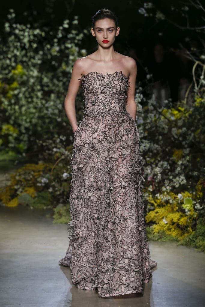 Jason Wu embroidered floral gown. (Photo courtesy of Jason Wu)