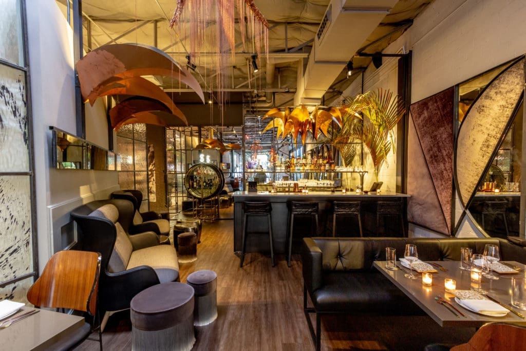 Enjoy tea for two in Grange Hall's glamorous Knox District cafe.