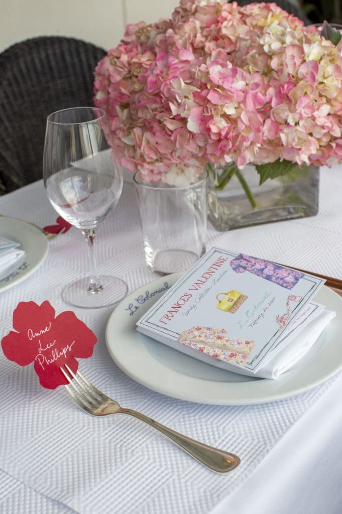 Hand-cut calligraphed placecards and custom menus by Nancy B. Creative (Photo by Jenny Antill Clifton)
