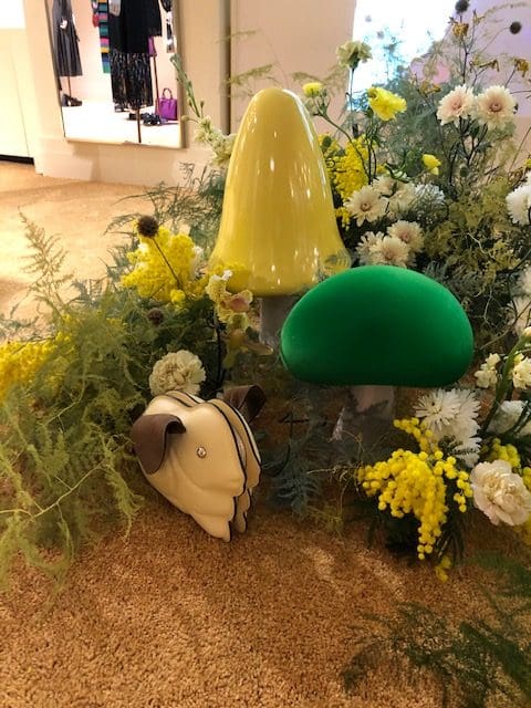 There's a rabbit purse in Kate Spade's Enchanted Garden. (Photo by Clifford Pugh )