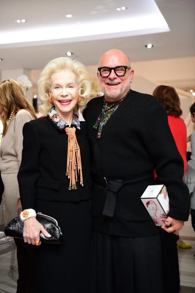Sweetheart Icon Lynn Wyatt, Eric Buterbaugh (Photo by Daniel Ortiz)