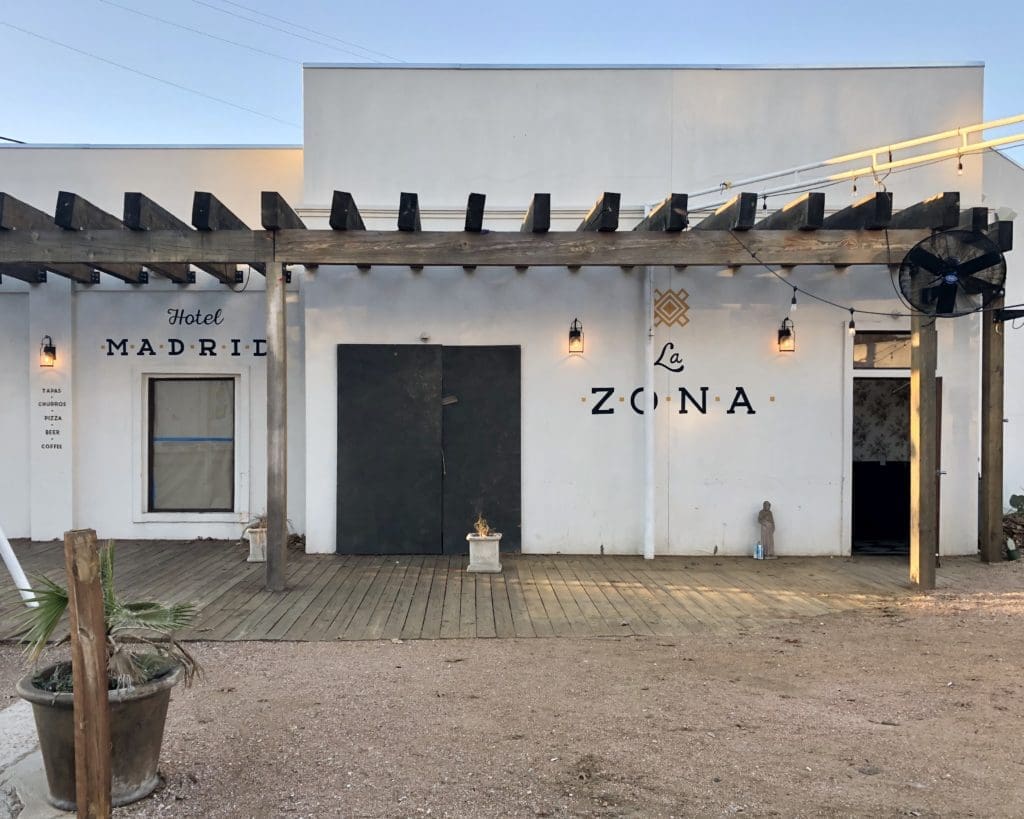 The old La Zona space is undergoing a complete transformation (photo by Courtney Dabney).