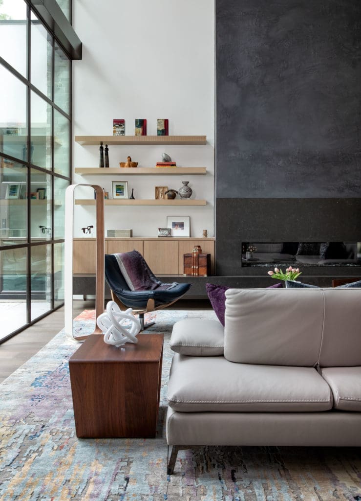 The open plan living room  (Photo by Kerry Kirk)