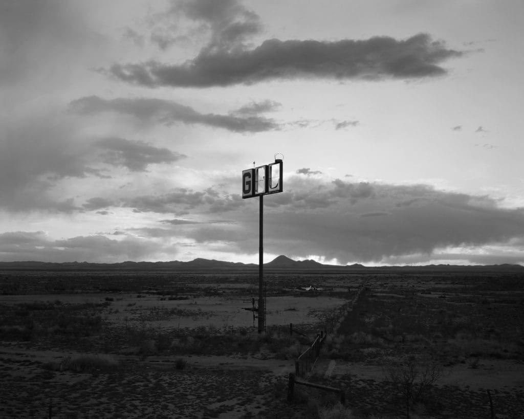 Bryan Schutmaat's "Gas Sign," 2015, printed 2019