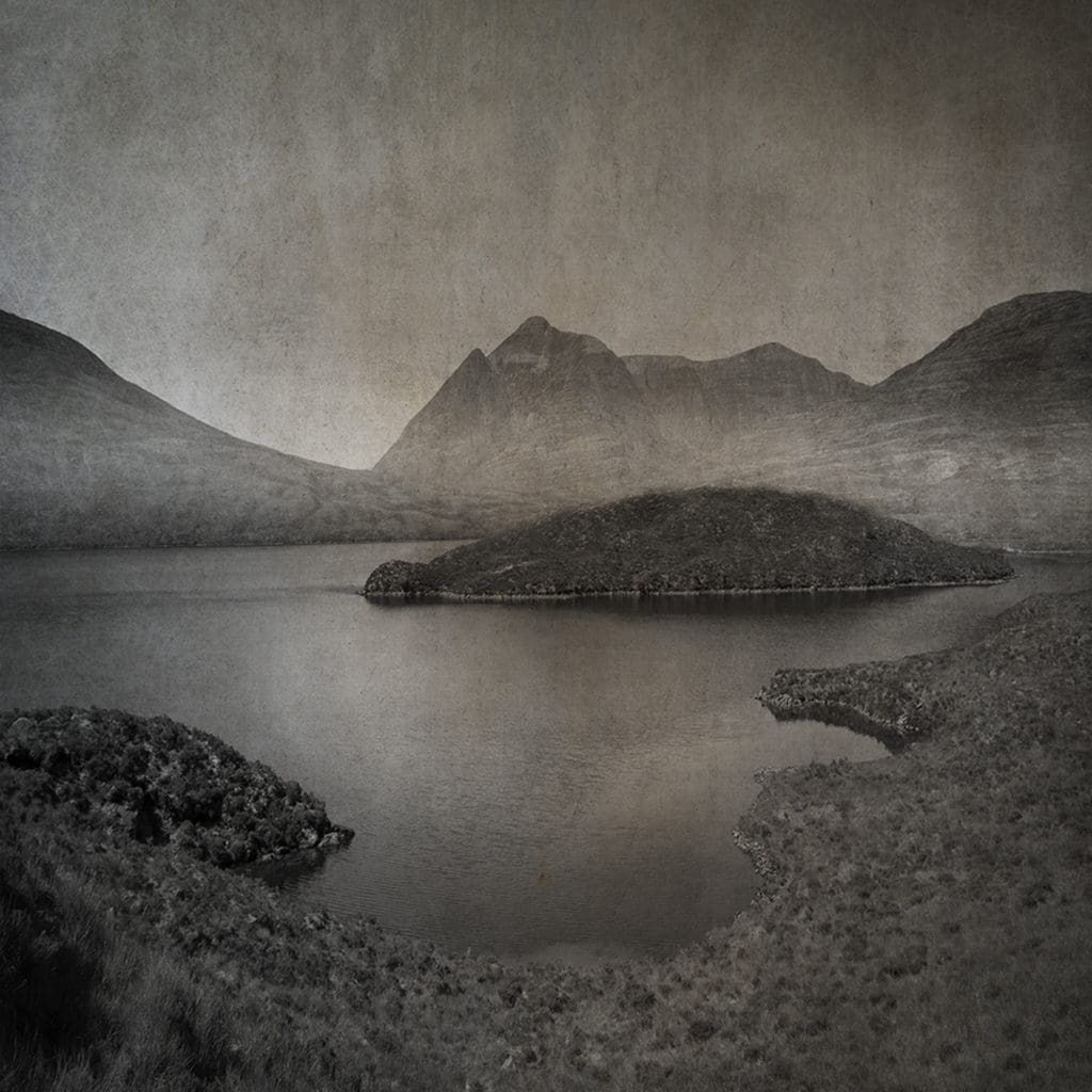 Carol Erb's "Hidden Lake," 2018, printed 2019, from the series "Midnight Sun"