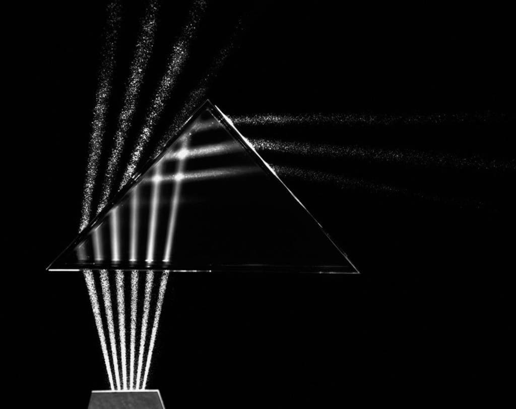 Berenice Abbott's "Light Through Prism," 1958