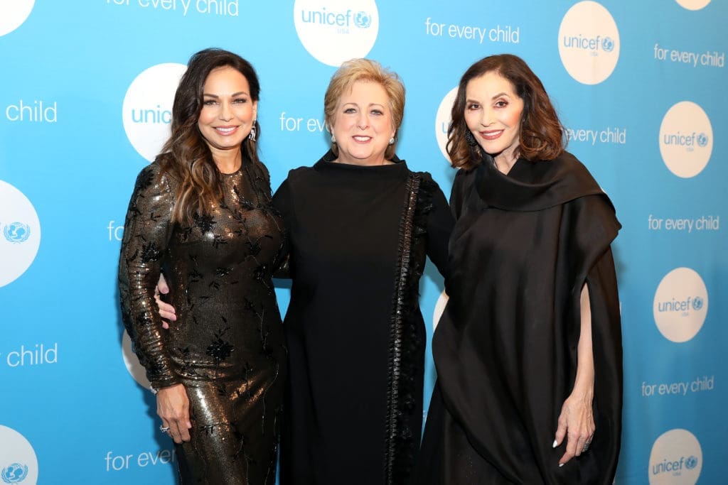 Moll Anderson, Caryl Stern, Jan Miller Rich (Photo by Rick Kern/Getty Images for UNICEF USA)