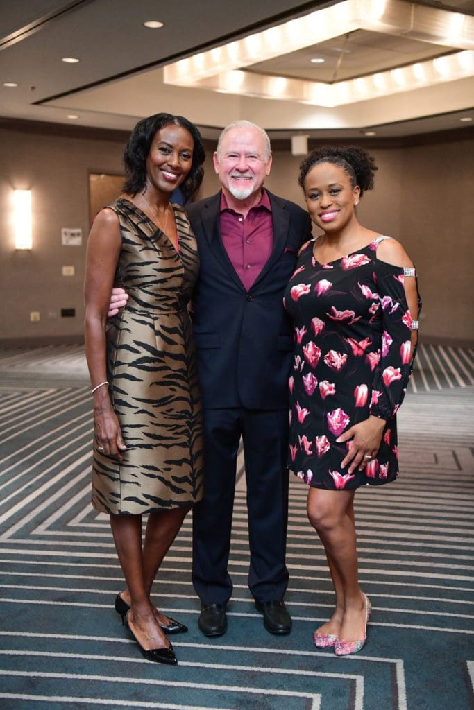 Honorary chairs Sheila & Paul Adams, guest speaker Chanda Rubin (Photo by Daniel Ortiz)