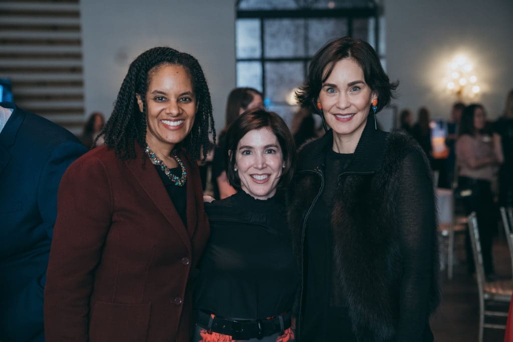 Dr. Carla Davis, Rebecca Luks and Laura Arnold (Photo by Chinh Phan)
