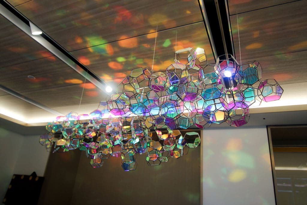 Tomás Saraceno's  "Mammatus/M+1" (Photo by Robert Tsai )