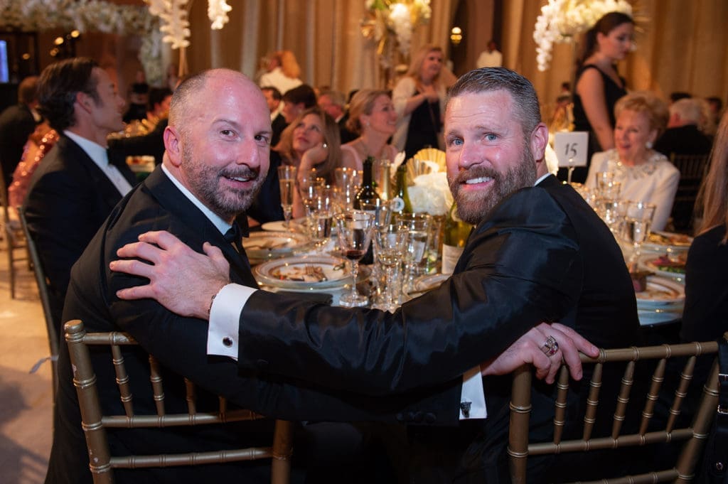 Tennenbaum Jewelers' Tony Bradfield & Kevin Black, just because we love them, at the Houston Ballet Ball(Photo by Wilson Parish)