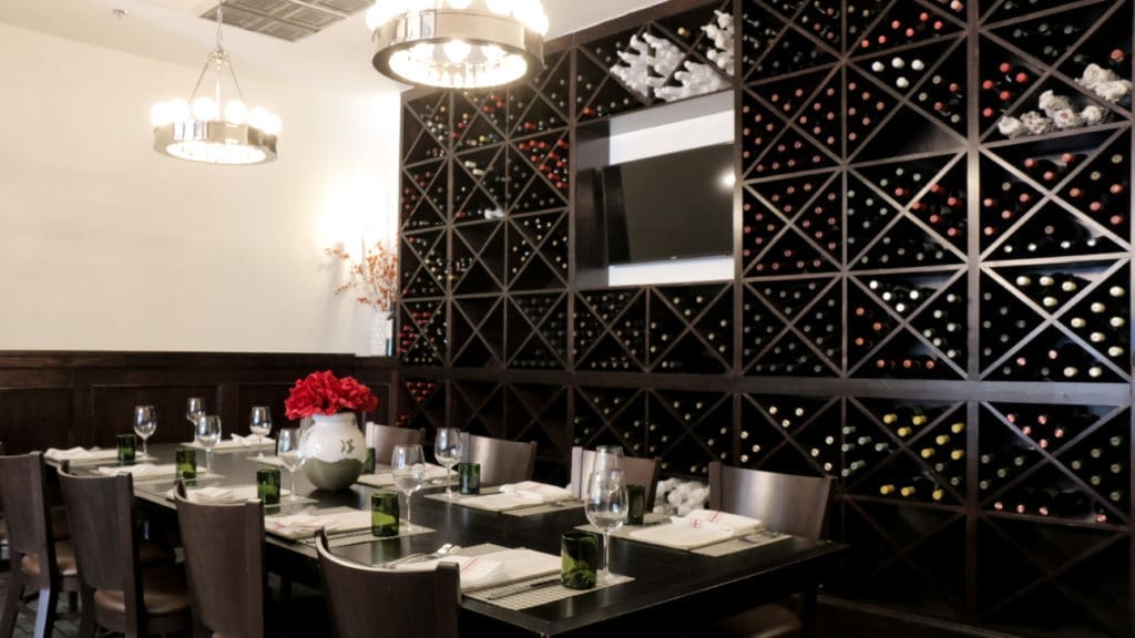 The wine wall in Frank's Americana Revival closed to the public for the COVID-019 duration. 