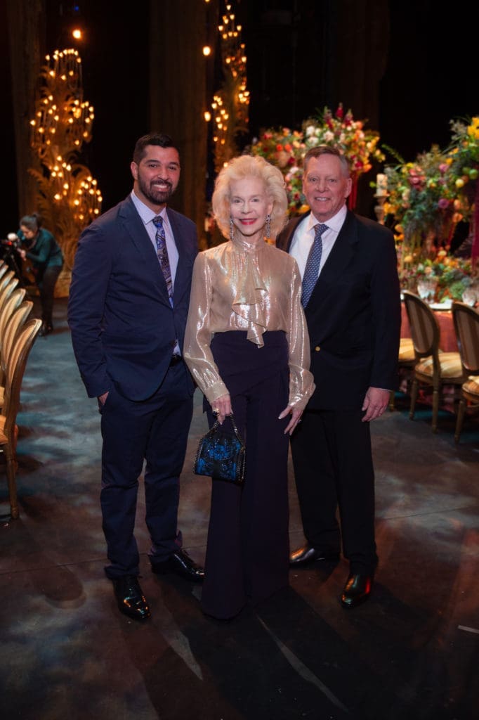 Angel Rios, Lynn Wyatt, Richard Flowers (Photo by Wilson Parish)