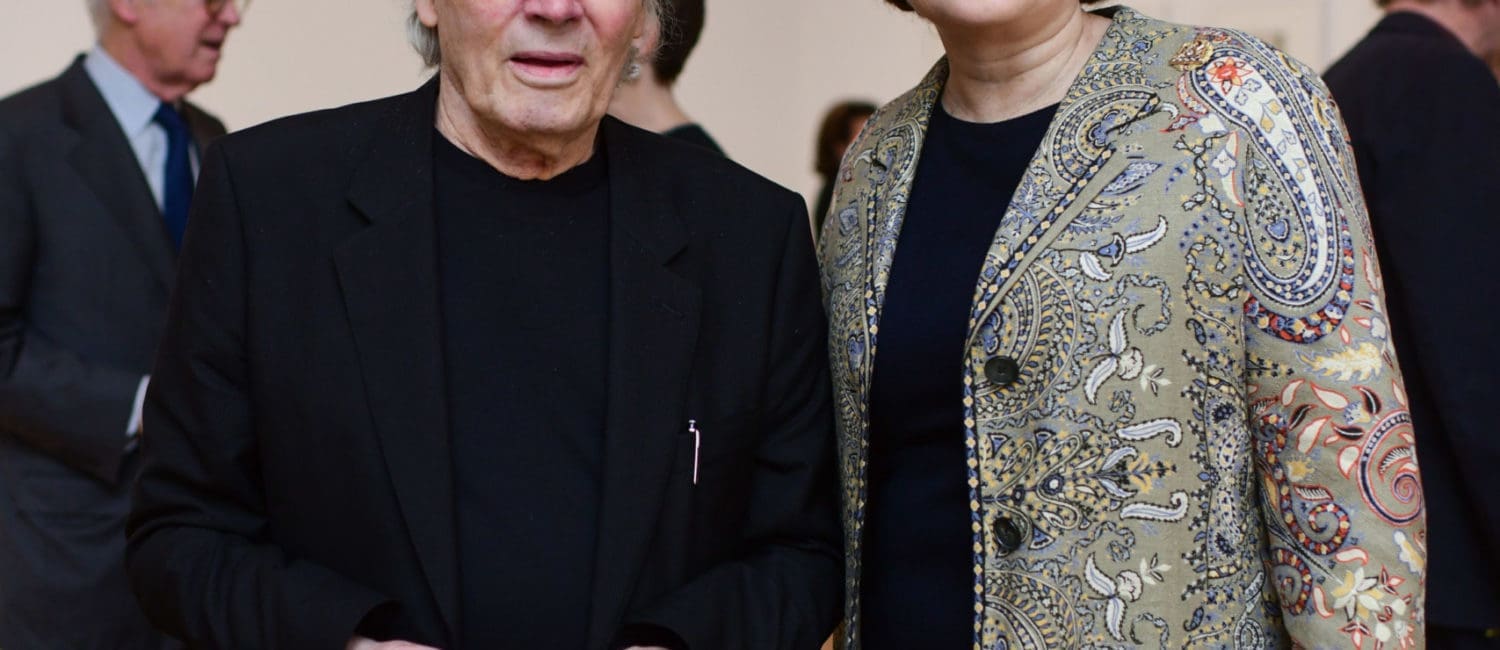 Brice-Marden-and-Rebecca-Rabinow (Photo by Daniel Ortiz)