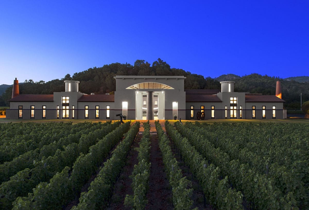 Clos Pegase night