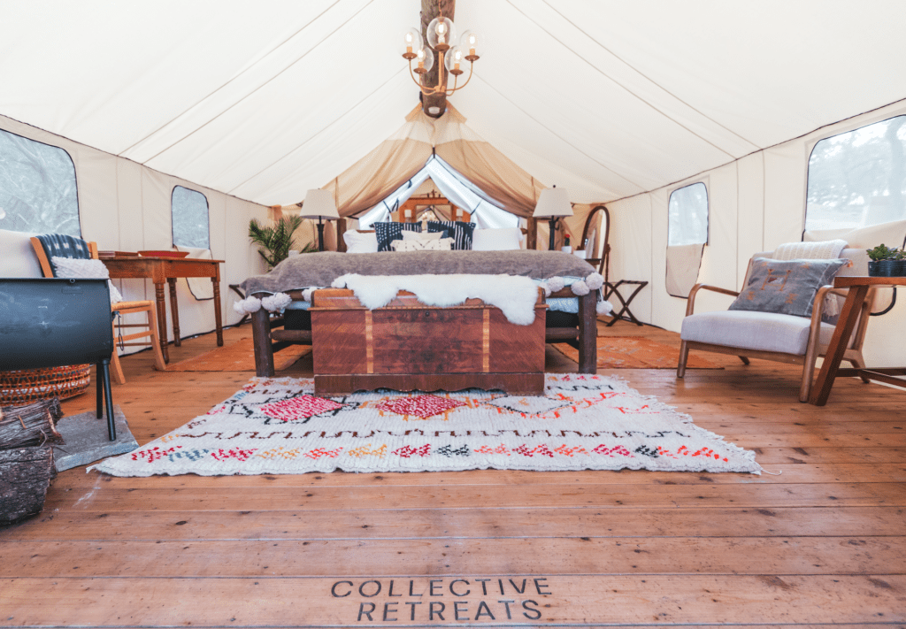 Complimentary breakfast is delivered straight to your tent door step, come sunrise.