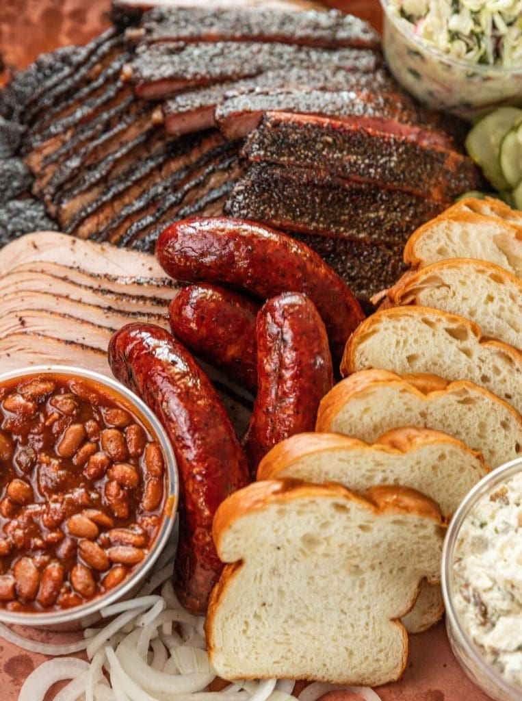 Goldee's sausage links and freshly baked white bread are among the dishes that sold Texas Monthly editors who ranked it number one in the state.