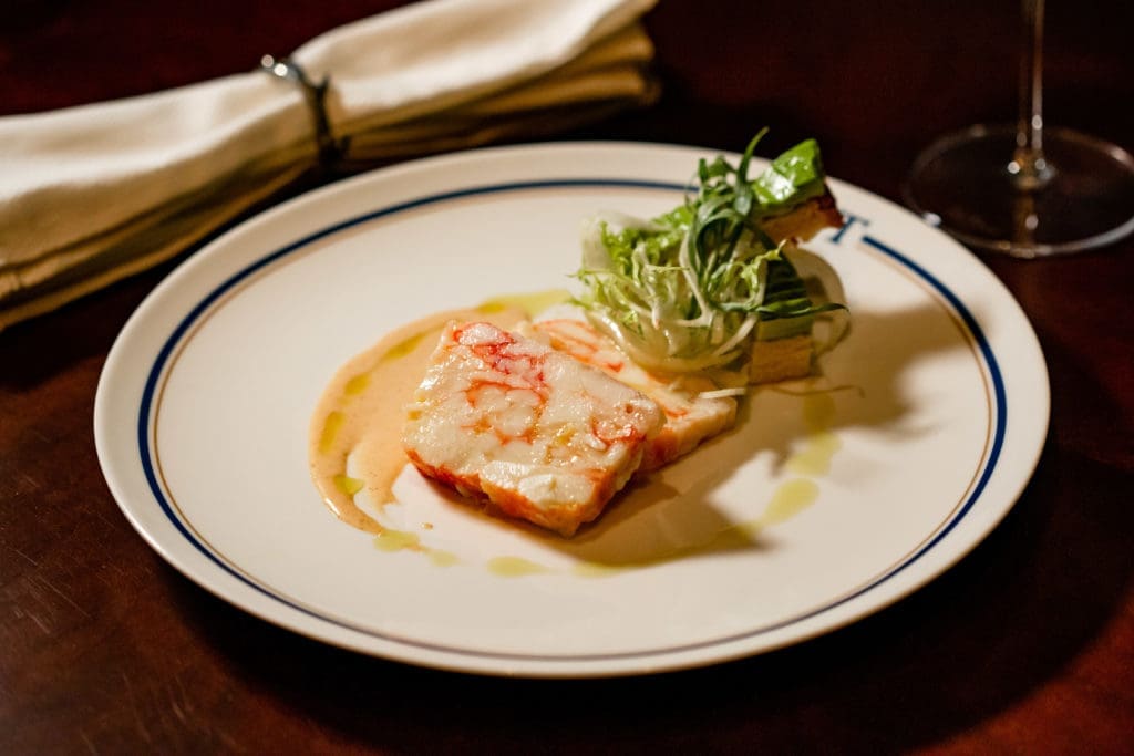 Chef Robert Del Grande's King Crab Terrine  (Photo by Kirsten Gilliam) 