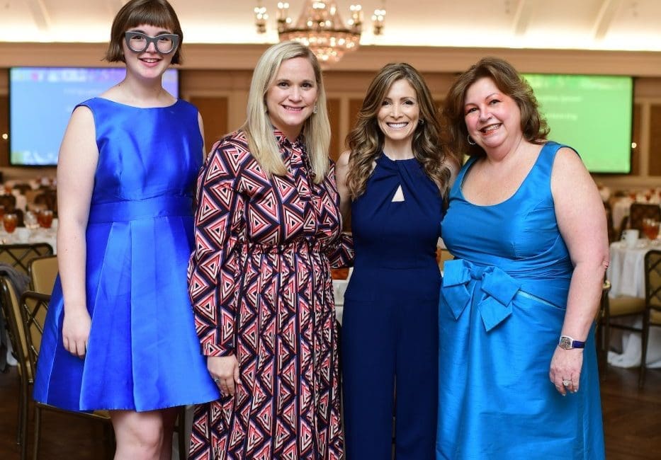Judy’s Mission luncheon Kittsie Klaes,Tany Jeter Klaes, Shannon Miller, Robin Klaes (Photo by Daniel Ortiz)