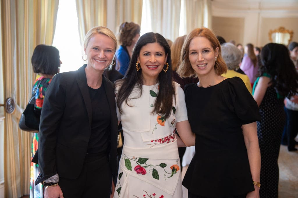 Morgan Garvey, Chair Kristy Bradshaw, Carolyn Dorros (Photo by Wilson Parish)