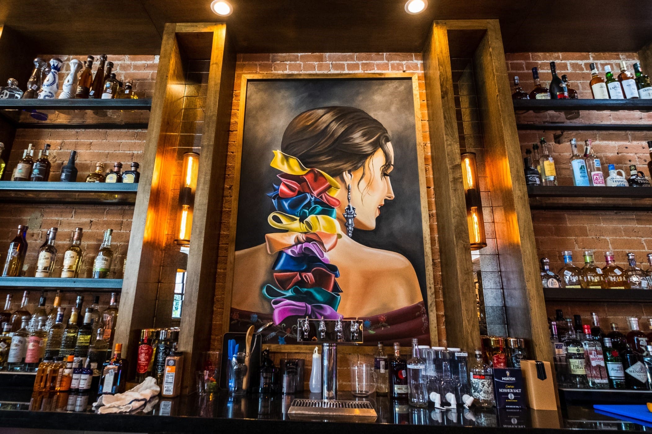 Primo’s colorful bar is ready to pour