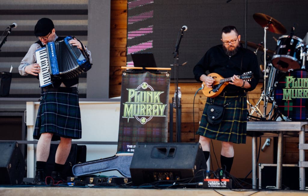 Listen to Irish bands at Legacy Hall's St. Patrick's celebration. (Courtesy of Legacy Hall)