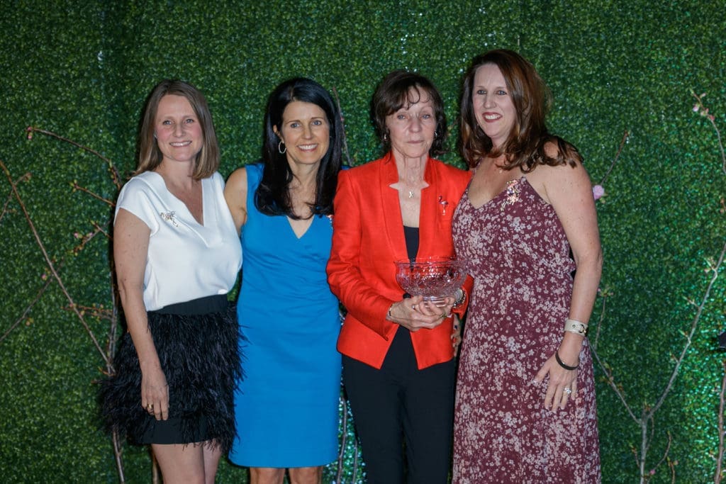 Heart and Soul Award recipient Donna Lane with her daughters