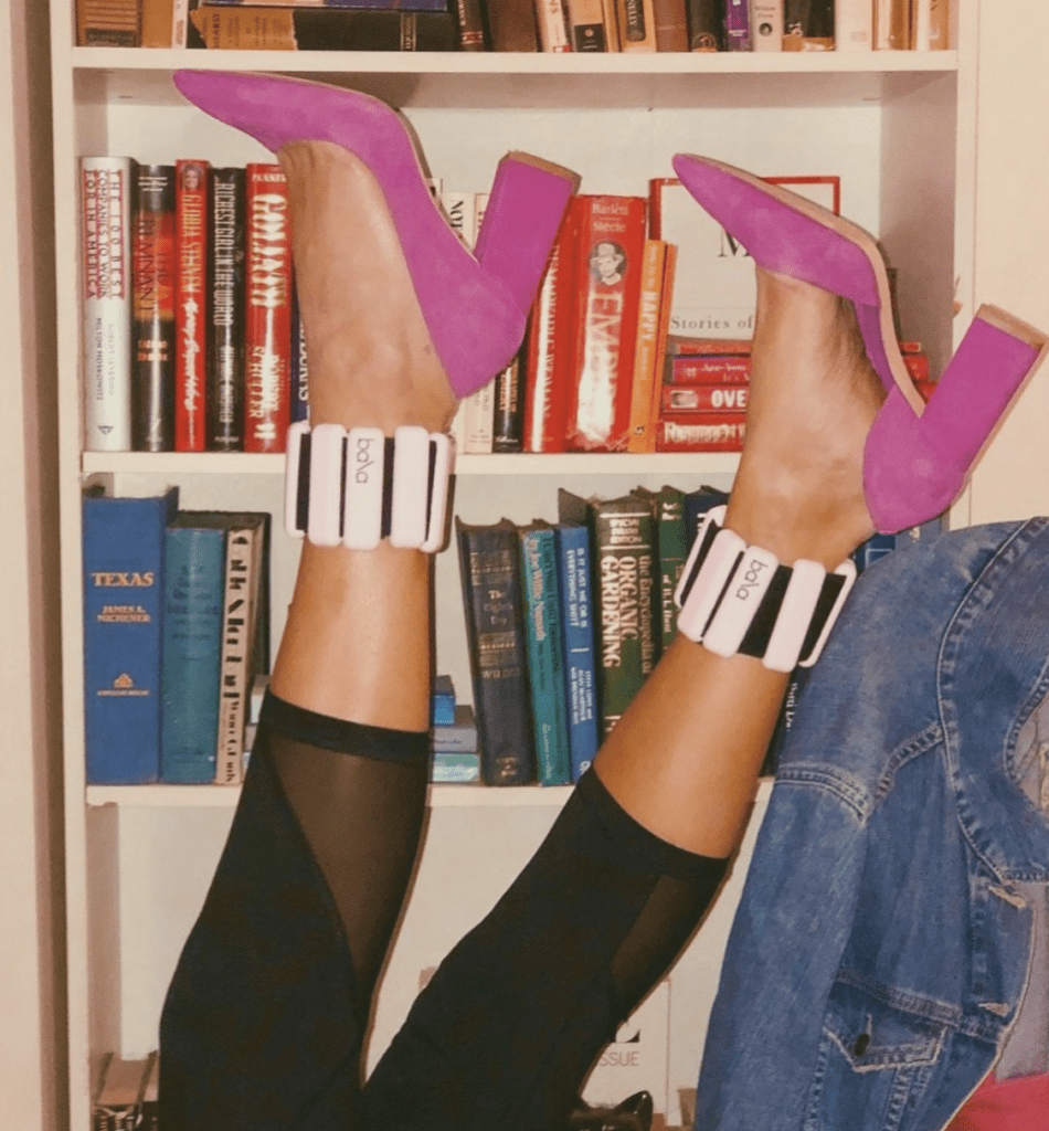 Bala Bangle weights will add an extra strength benefit while working from home.