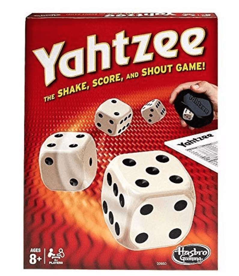 Yahtzee is a family friendly game for those in self-quarantine.