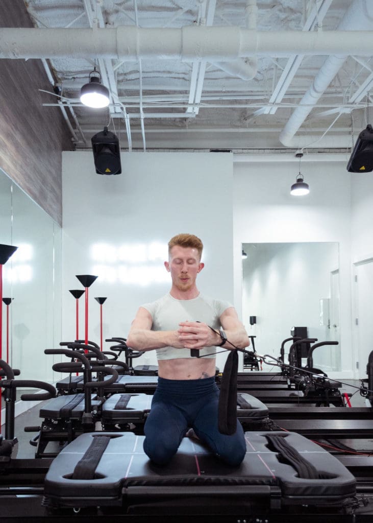 Dallas instructor Cody Shelton at One Lagree. 