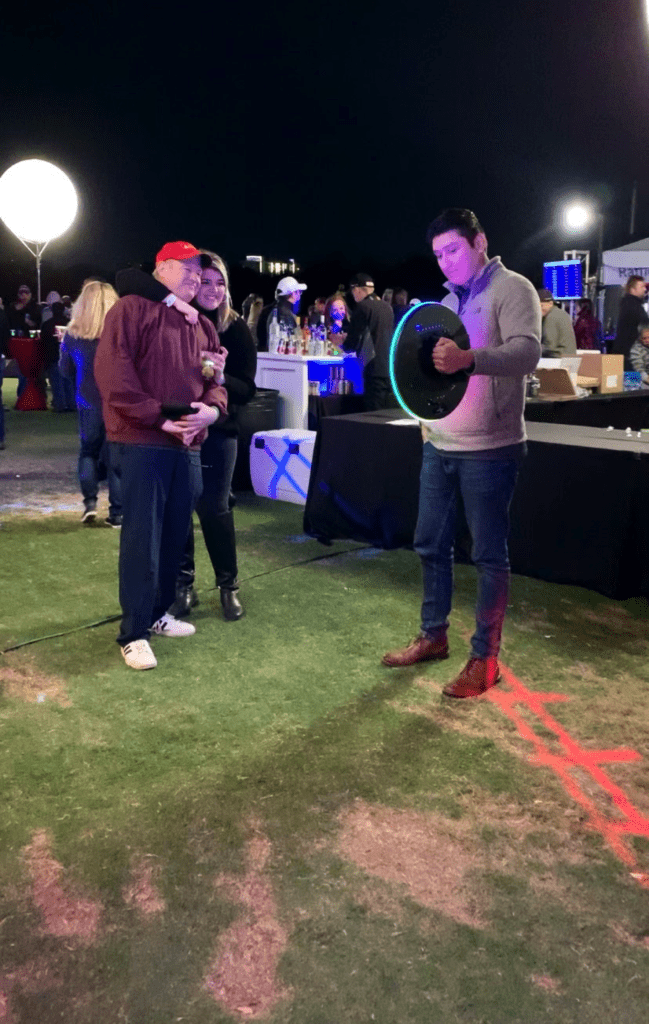 Roaming Photo Booth brings the fun to your guests.