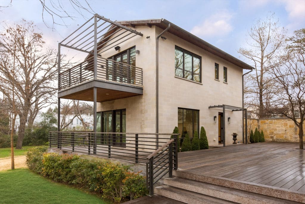 A separate wing of the Sunnybrook Lane home. 